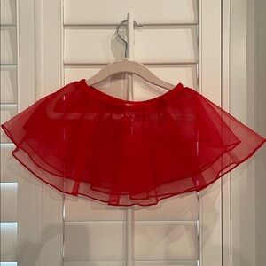 🎯EUC Red Tulle Skirt